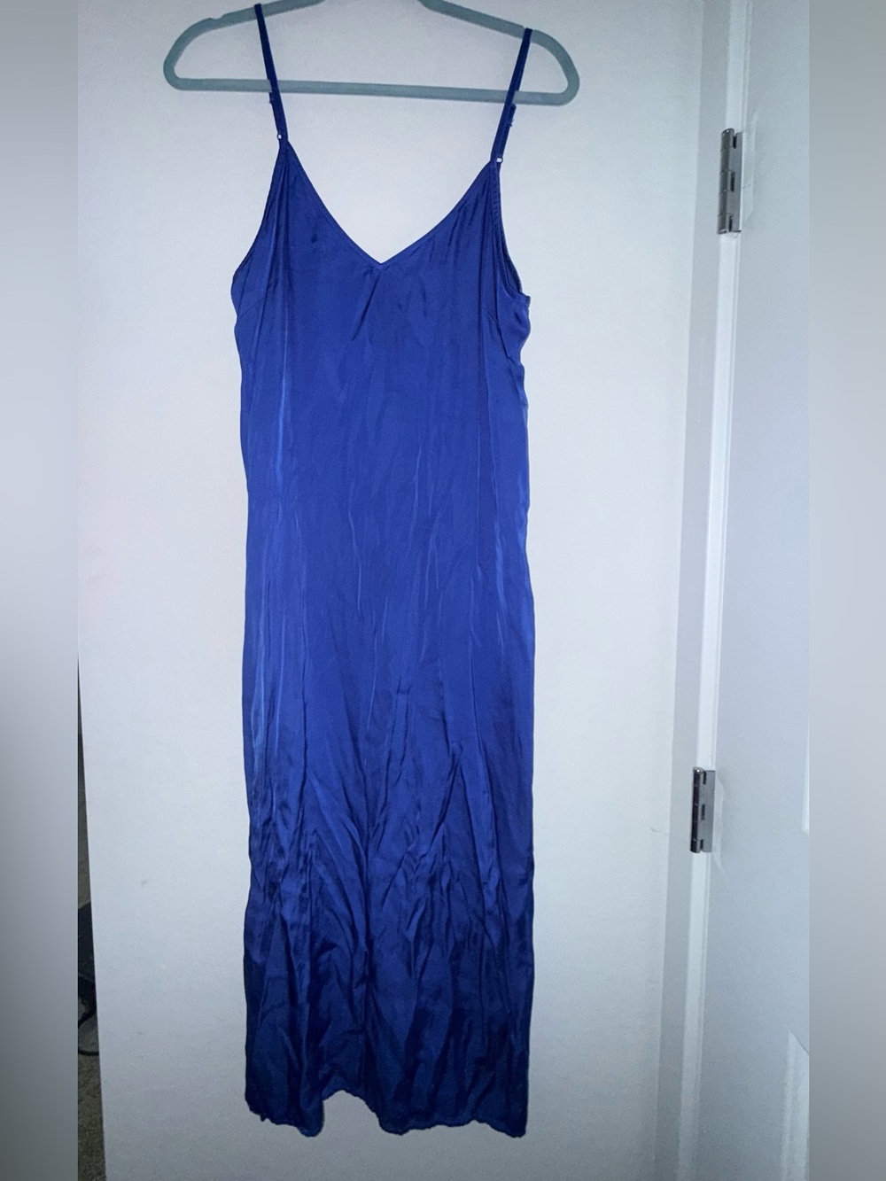 aerie Royal Blue Slip Maxi Dress